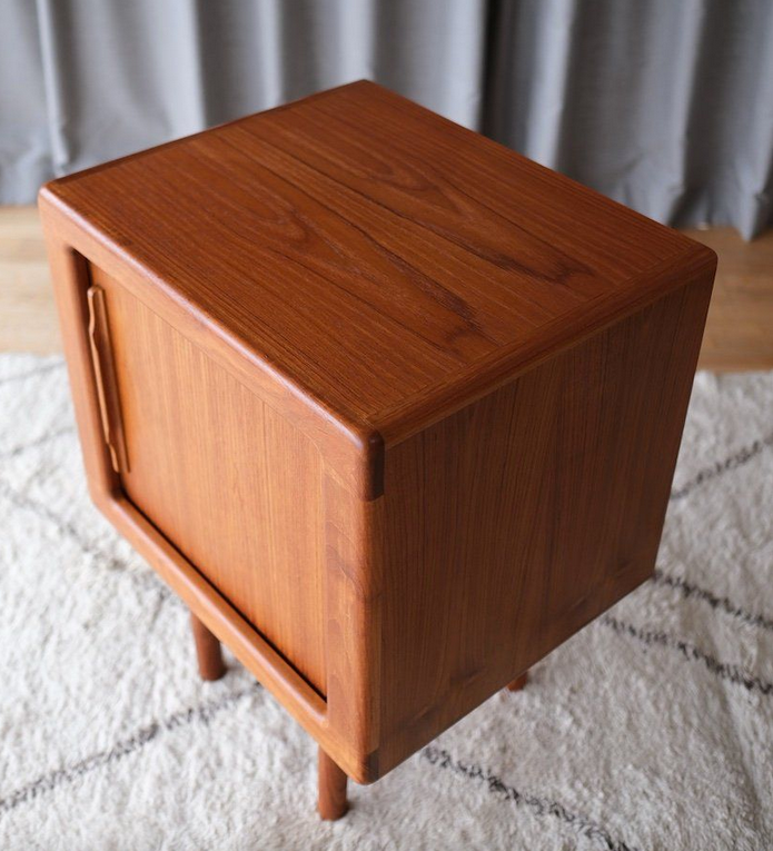 Dyrlund Tambour nightstand , Denmark 1960,s ZMODERN